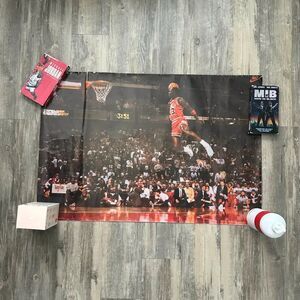 Original Nike 1992 Michael Jordan Free Throw Promo Poster 35X23